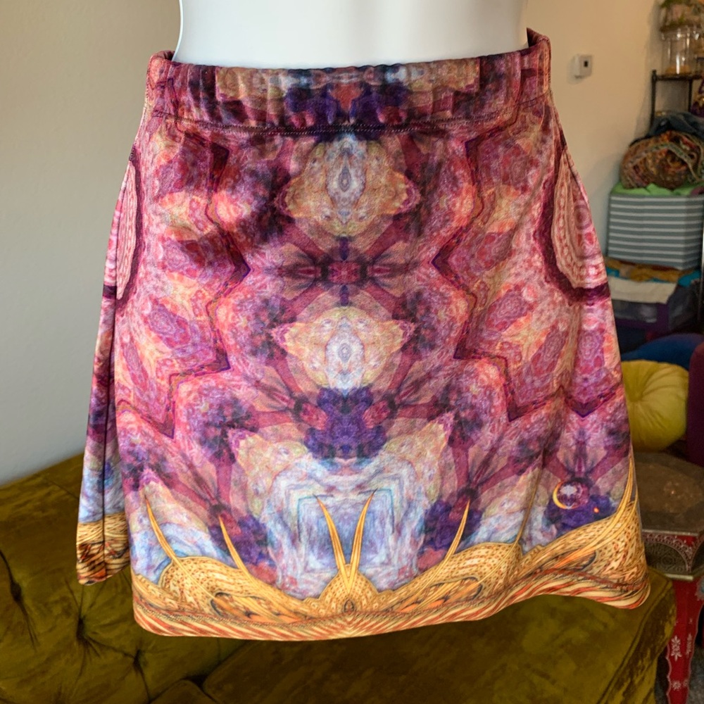 Liberated Heart Velvet Mini Skirt